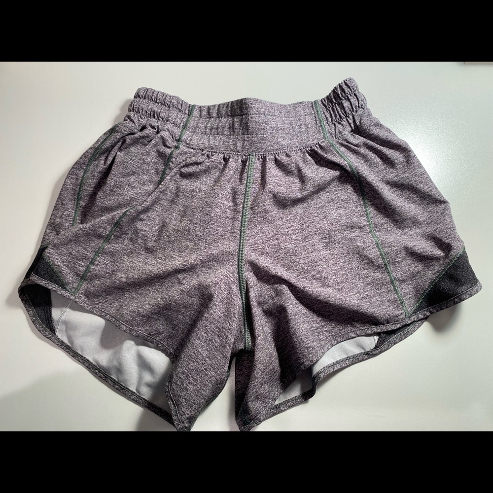 Lululemon Gray Hotty Hot Shorts
